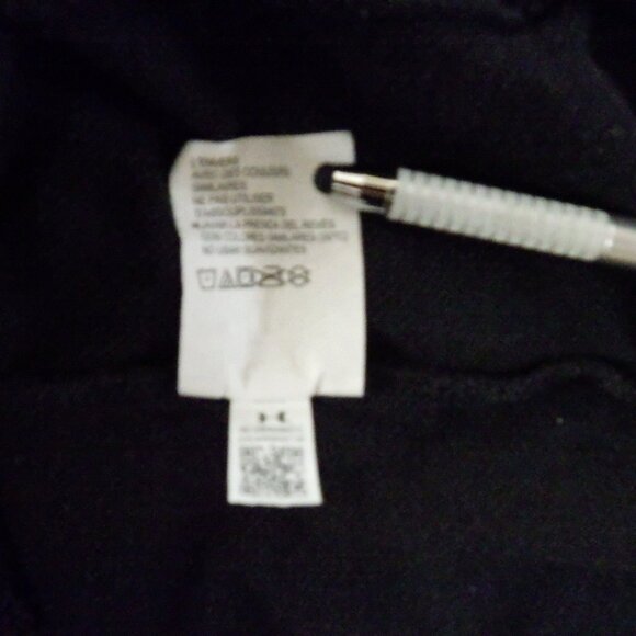 Under Armour Men's Project Rock Short Sleeve Training Hoodie Black Size Lg Logo - Picture 8 of 8